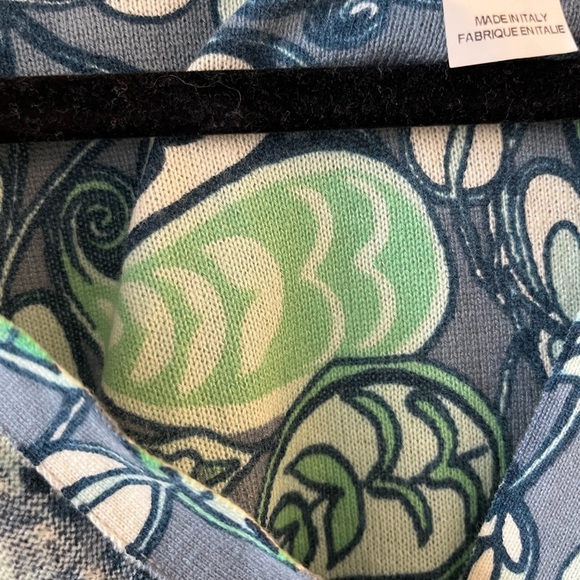 Marc By Marc Jacob Floral Cashmere-Wool Faded Seashell Embellished Cardigan - Picture 9 of 12